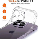 ArmorGuard Silicone Clear Case with Shockproof Protection for iPhone - Himpall