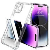 ArmorGuard Silicone Clear Case with Shockproof Protection for iPhone - Himpall