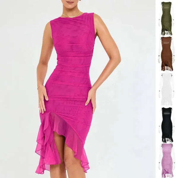 Summer Dress – Slim Sleeveless Style for Casual Summer Fashion