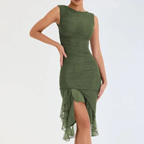 Summer Dress – Slim Sleeveless Style for Casual Summer Fashion