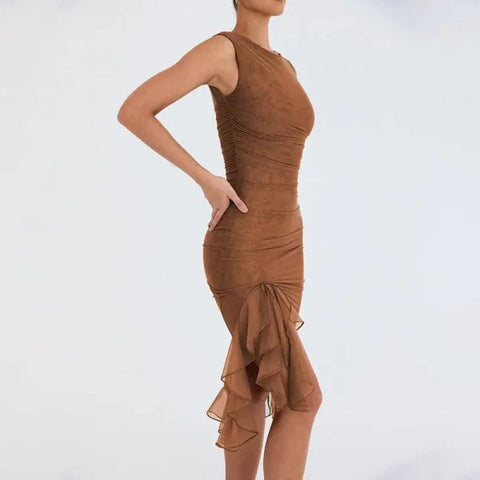 Summer Dress – Slim Sleeveless Style for Casual Summer Fashion
