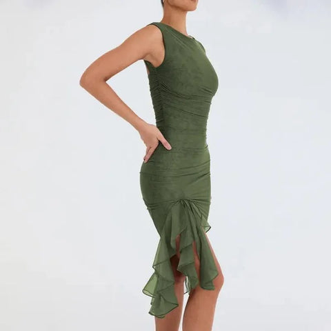 Summer Dress – Slim Sleeveless Style for Casual Summer Fashion
