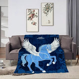 art warm soft luxury plush brand Fashion blanket for sofa living room office LOGO bedroom travel gift Flannel
