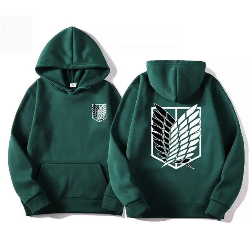 Attack on Titan Men’s Hoodie Anime Hoodies Men and Women Streetwear Pullover Harajuku Shingeki No Kyojin Hoodies