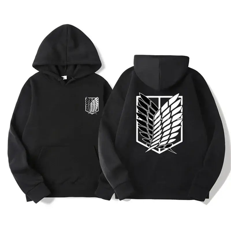 Attack on Titan Men’s Hoodie Anime Hoodies Men and Women Streetwear Pullover Harajuku Shingeki No Kyojin Hoodies