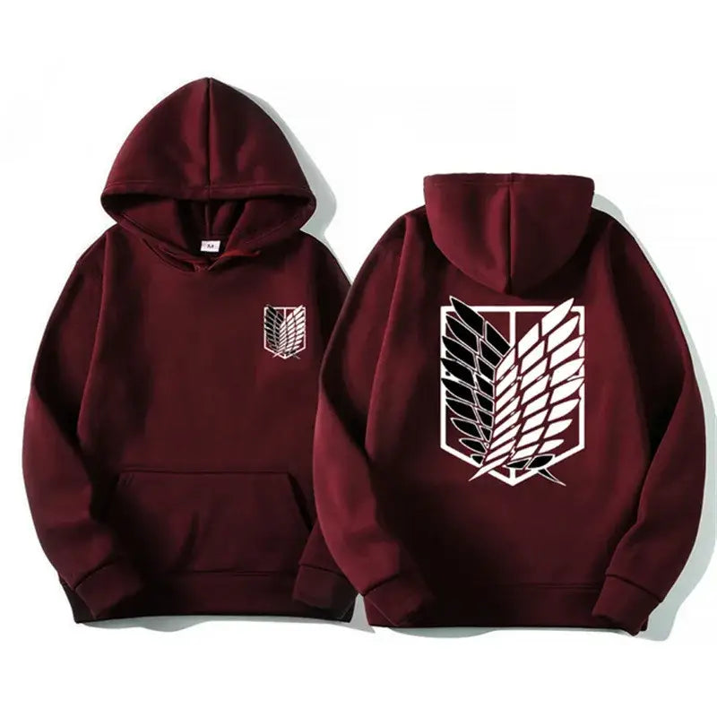 Attack on Titan Men’s Hoodie Anime Hoodies Men and Women Streetwear Pullover Harajuku Shingeki No Kyojin Hoodies