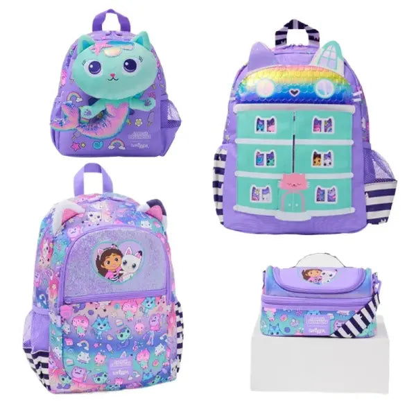 Australia Original Gabby Dollhouse Classic Student Backpack 42cm X 30cm Lunch Bag Pencil Case