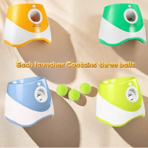 Automatic Dog Ball Launcher – Interactive Tennis Throwing Toy - Himpall
