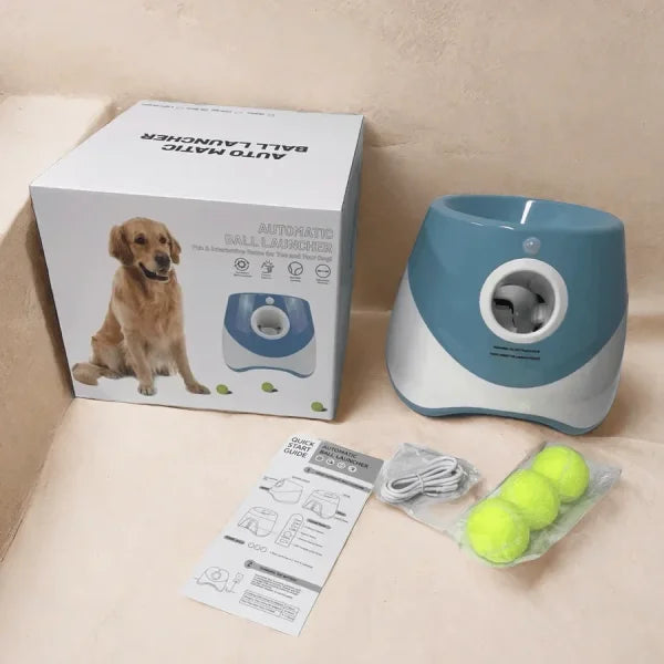Automatic Dog Ball Launcher – Interactive Tennis Throwing Toy - Himpall