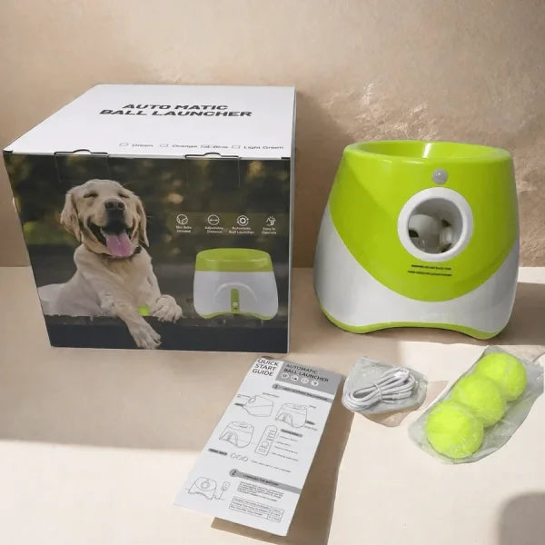 Automatic Dog Ball Launcher – Interactive Tennis Throwing Toy - Himpall