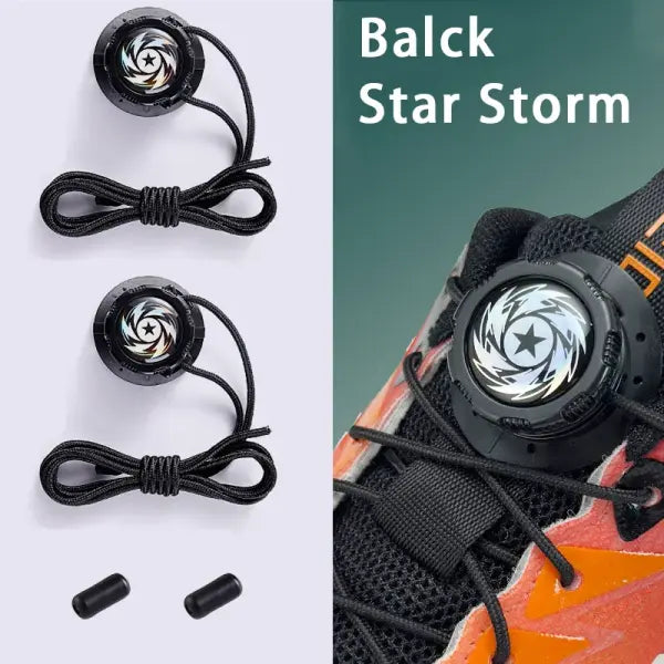 Automatic Shoelaces Without ties Install simple Swivel Buckle Laces Thick Rope Tennis Sneakers Shoelace Shoe