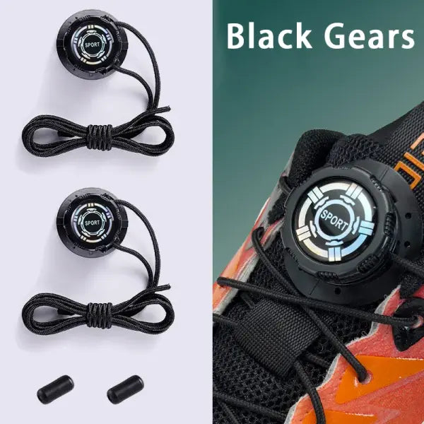 Automatic Shoelaces Without ties Install simple Swivel Buckle Laces Thick Rope Tennis Sneakers Shoelace Shoe