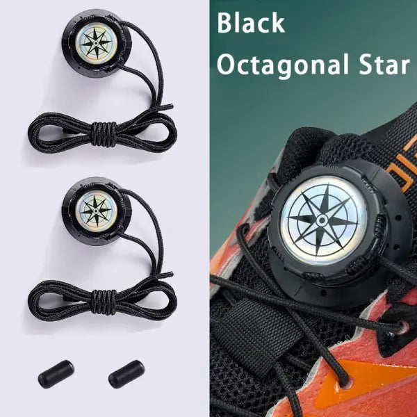 Automatic Shoelaces Without ties Install simple Swivel Buckle Laces Thick Rope Tennis Sneakers Shoelace Shoe