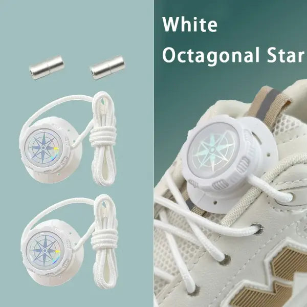 Automatic Shoelaces Without ties Install simple Swivel Buckle Laces Thick Rope Tennis Sneakers Shoelace Shoe