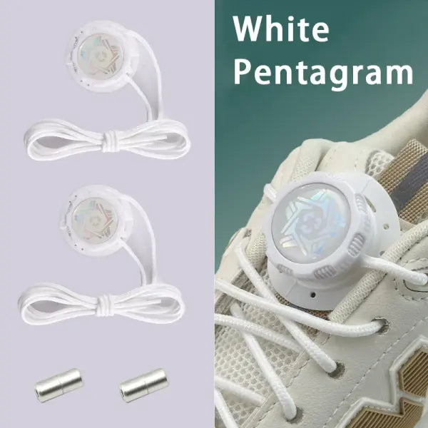Automatic Shoelaces Without ties Install simple Swivel Buckle Laces Thick Rope Tennis Sneakers Shoelace Shoe