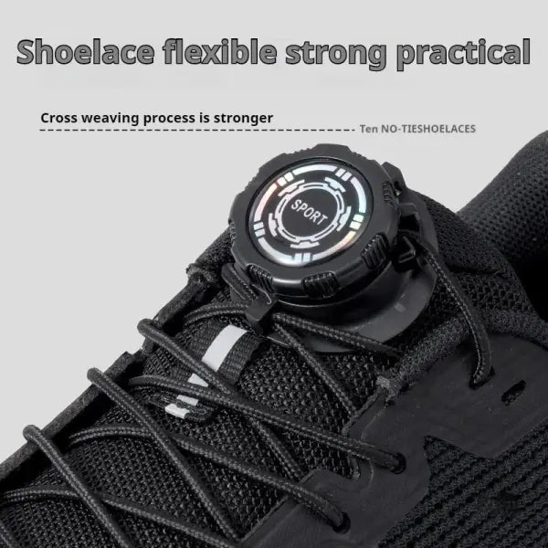 Automatic Shoelaces Without ties Install simple Swivel Buckle Laces Thick Rope Tennis Sneakers Shoelace Shoe