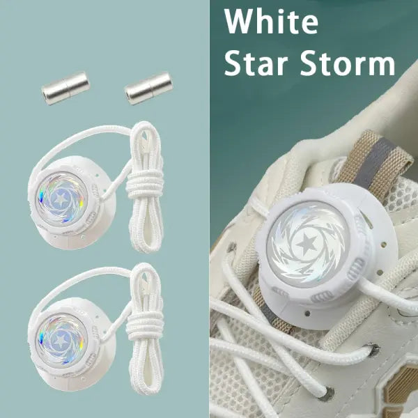Automatic Shoelaces Without ties Install simple Swivel Buckle Laces Thick Rope Tennis Sneakers Shoelace Shoe