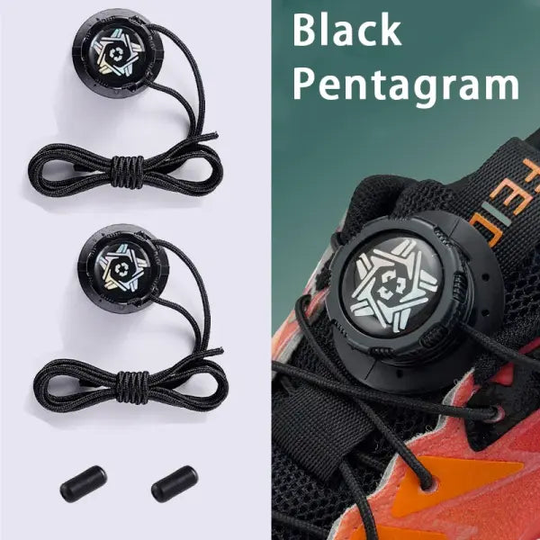 Automatic Shoelaces Without ties Install simple Swivel Buckle Laces Thick Rope Tennis Sneakers Shoelace Shoe