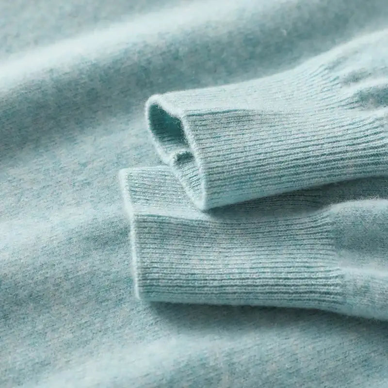 Autumn And Winter Cashmere Sweater Women’s Crew Neck Pullover Casual Knitted Top Women’s Short Undercoat Fashion 18