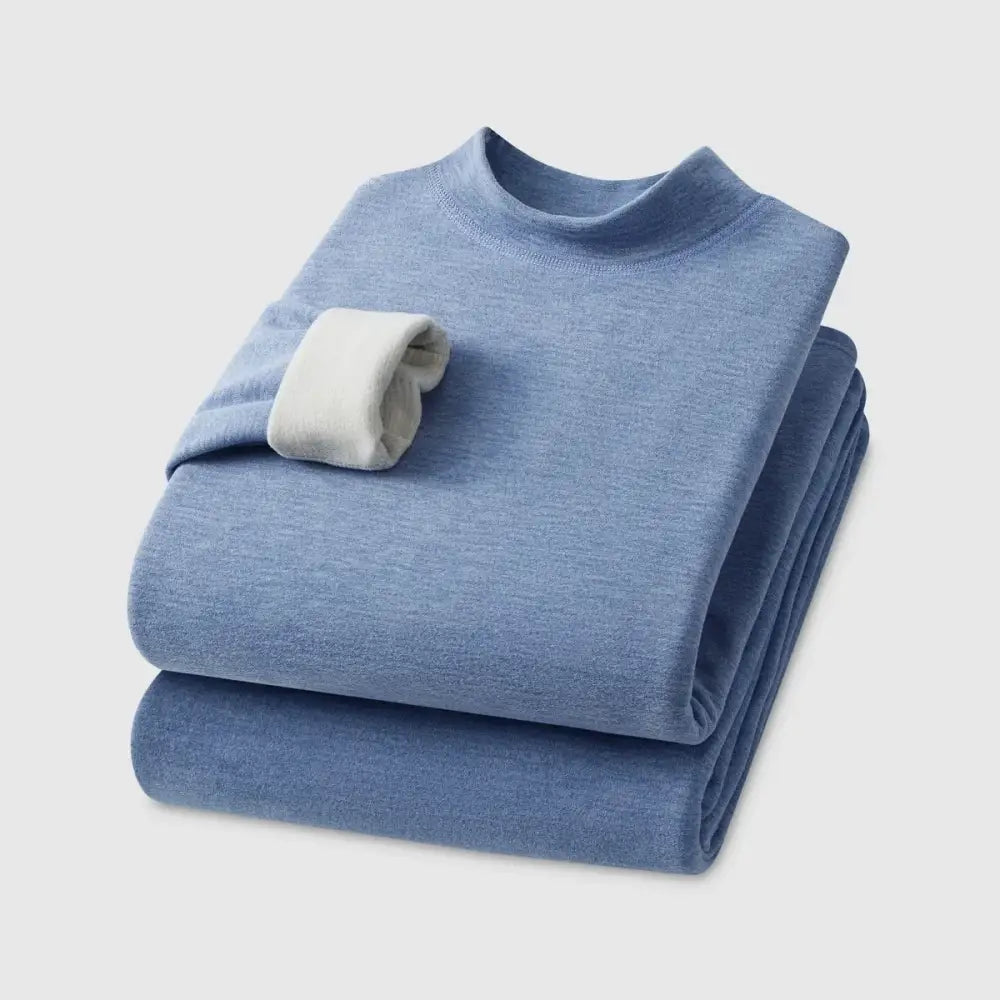 Autumn and Winter Men’s Cashmere Silk Thermal Underwear Women’s Cashmere Thermal Fall Pants Padded and Thickened