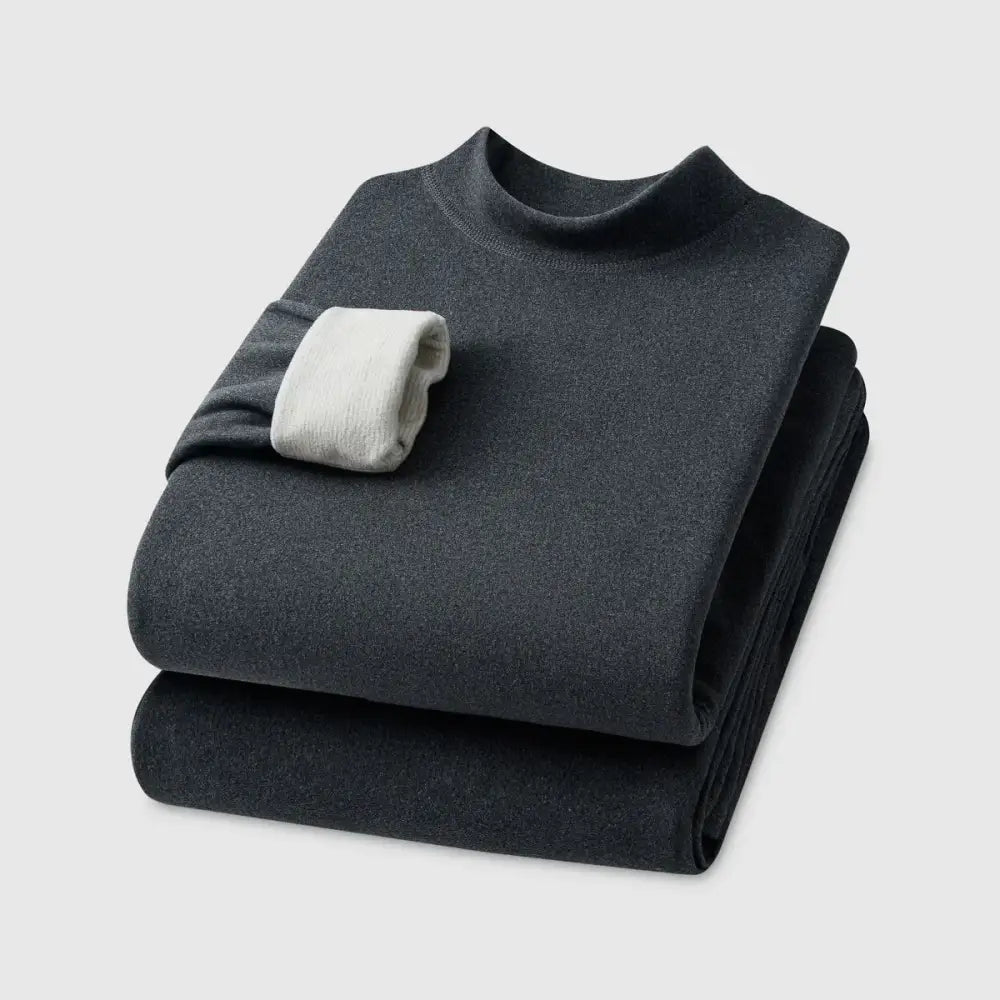 Autumn and Winter Men’s Cashmere Silk Thermal Underwear Women’s Cashmere Thermal Fall Pants Padded and Thickened