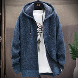 Autumn and Winter men’s wool jacket new jacket plush thickened classic vintage cardigan Hoodie casual loose tops
