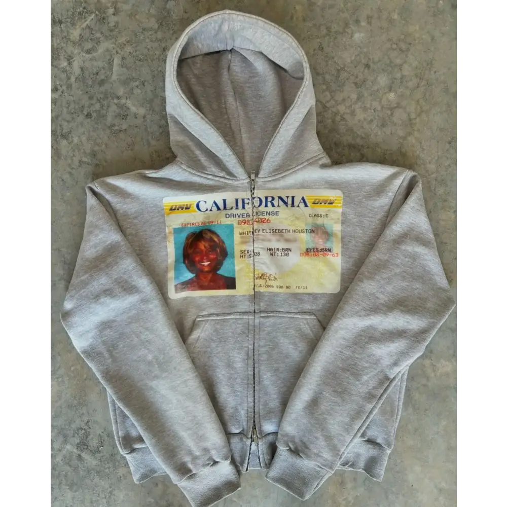 Autumn and winter new minimalist design color collision pattern women hooded sweatshirt Harajuku Y2k loose zipper