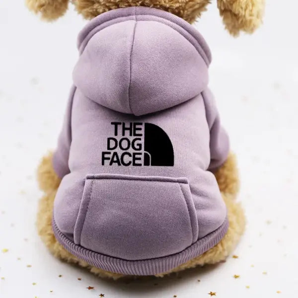 Autumn and winter sweater cowboy pocket two-legged clothes sports wind pet clothes dog cat pet clothes supplies - light
