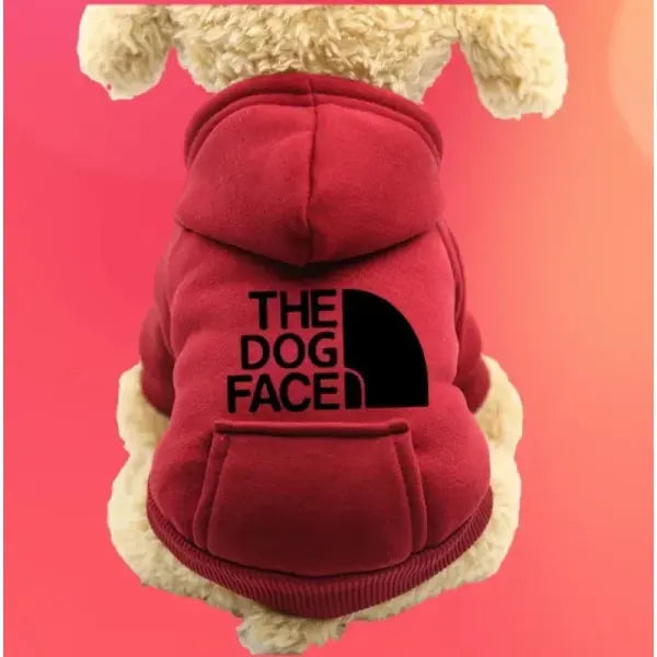 Autumn and winter sweater cowboy pocket two-legged clothes sports wind pet clothes dog cat pet clothes supplies