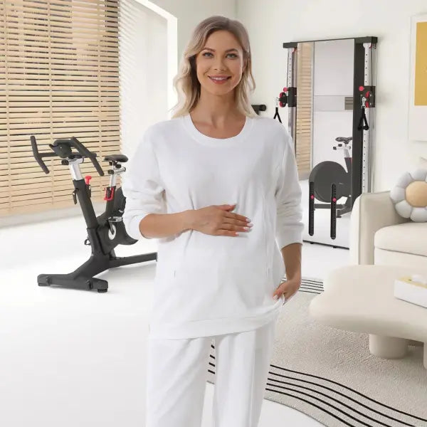 Autumn Long Sleeve Nursing T-Shirt – Maternity & Postpartum Breastfeeding Top with Fashion Letter Print
