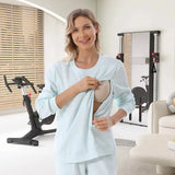 Autumn Long Sleeve Nursing T-Shirt – Maternity & Postpartum Breastfeeding Top with Fashion Letter Print - Tops only 1