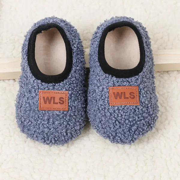 Autumn Winter Baby Floor Sock Shoes Plush Soft Anti Slip Indoor Warmth - 04 / XL(3-4Years)
