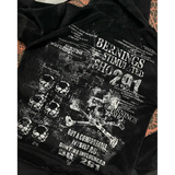 Autumn Winter Harajuku American High Street Fur Collar Zipper Hoodie Men Y2k Goth Punk Hip-hop Rock Oversized