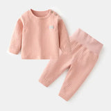 Autumn & Winter Baby Thermal Underwear Set – Warm Pajamas for Boys & Girls Colorful Sleepwear Kids Clothes