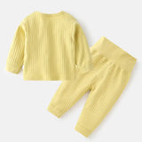 Autumn & Winter Baby Thermal Underwear Set – Warm Pajamas for Boys & Girls Colorful Sleepwear Kids Clothes