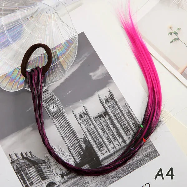 AZQUEEN High Temperature Fiber Hair Strand in Piano Color for Women - A4-40CM