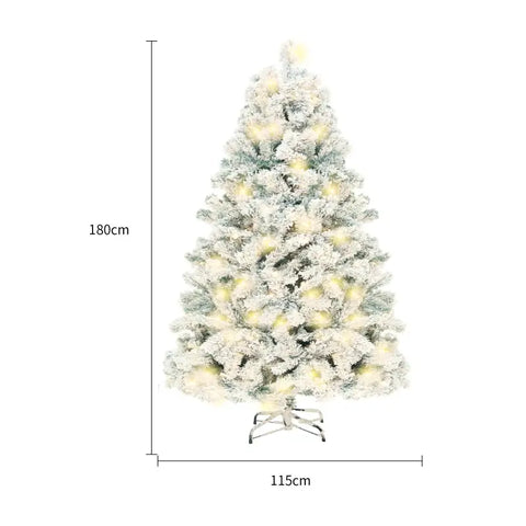 Discounted Artificial Snow Christmas Tree for PVC Decoration - JUZSSDS0952 white 180CM