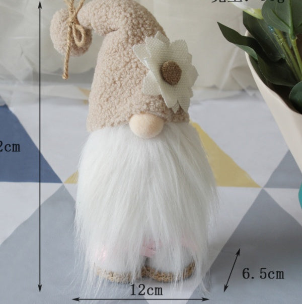 Bee Festival Flower Butterfly Long Legs Faceless Doll - Hair Remover