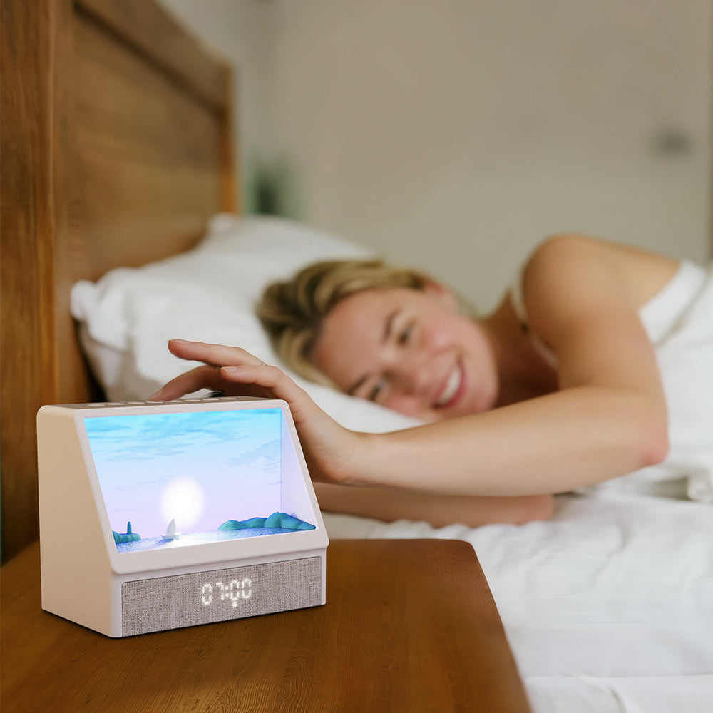 New 10-Light-Mode Sunrise Wake-Up Ambient Light - Sunrise Wake up Light - None