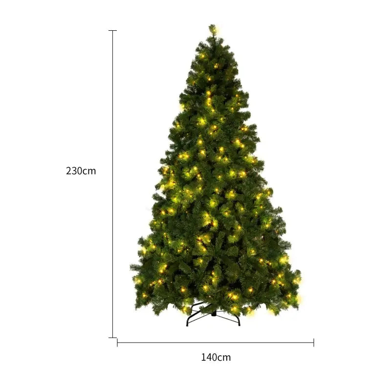 Discounted Artificial Snow Christmas Tree for PVC Decoration - Green230CM