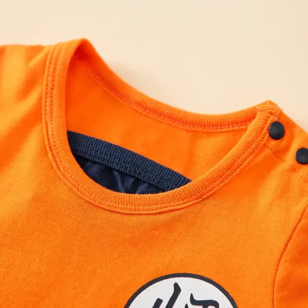 Baby Anime Jumpsuit – Soft Cotton Summer Short Sleeve Romper (0–18 Months)