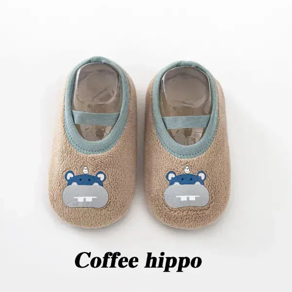 Baby Anti-slip Socks Newborn Warm Crib Floor Shoes with Rubber Sole for Children Boy Toddler Foot Girl Infant Cute Kids