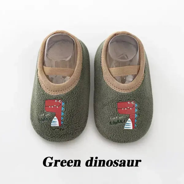 Baby Anti-slip Socks Newborn Warm Crib Floor Shoes with Rubber Sole for Children Boy Toddler Foot Girl Infant Cute Kids