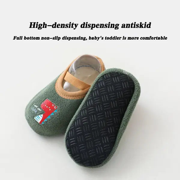 Baby Anti-slip Socks Newborn Warm Crib Floor Shoes with Rubber Sole for Children Boy Toddler Foot Girl Infant Cute Kids