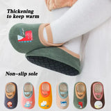 Baby Anti-slip Socks Newborn Warm Crib Floor Shoes with Rubber Sole for Children Boy Toddler Foot Girl Infant Cute Kids