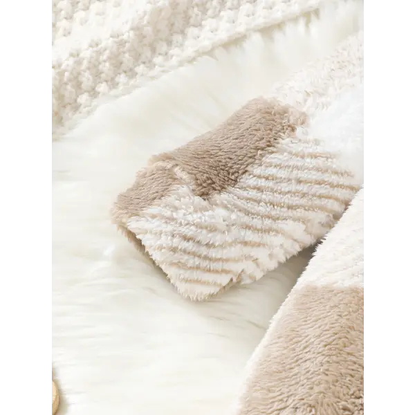 Baby Plaid Romper – Hooded Long Sleeve Plush Jumpsuit for Boys & Girls Winter Warm Bodysuit 3–24 Months