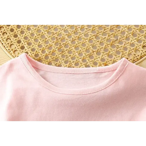 Baby Boys Basic Tee Long Sleeve T-shirts Pure Cotton Baby Girl Tops Kids T-shirt Cotton Spring Tee Shirts Baby Boy