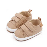Baby Casual Sneakers 0–12M – Spring & Autumn Soft PU/TPR Sole Anti-Slip Toddler Shoes,
