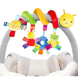 Baby Crib Hanging Rattles Toys Car Seat Toy Soft Mobiles Stroller Crib Cot Spiral Toy Pram Hanging Dolls for Babies
