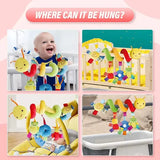 Baby Crib Hanging Rattles Toys Car Seat Toy Soft Mobiles Stroller Crib Cot Spiral Toy Pram Hanging Dolls for Babies